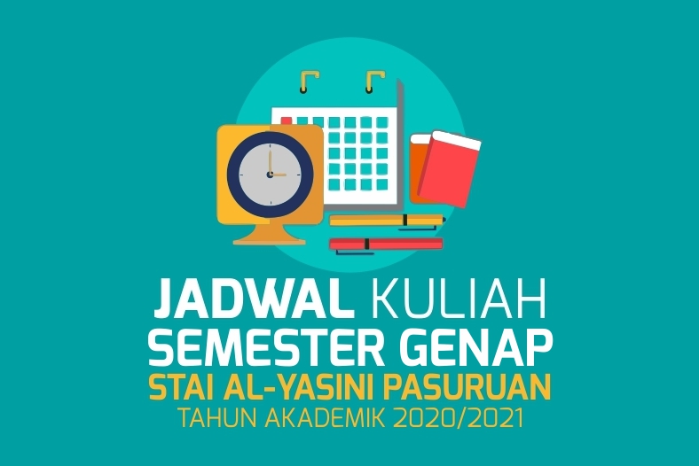 Jadwal Kuliah semester 2020-2021 Genap